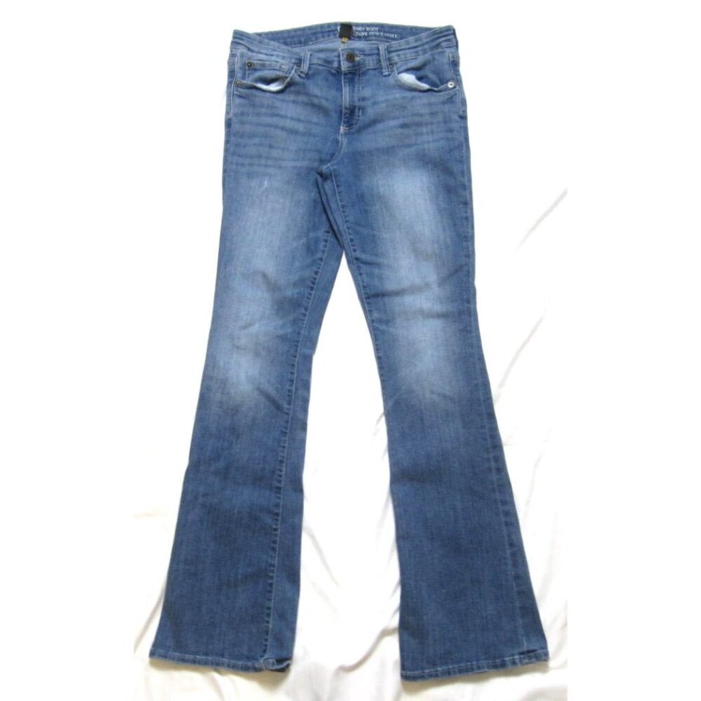 Gap Baby Boot Jeans 6/28 Medium Wash Y2K Aesthetic Coastal Preppy Casual (WP476)